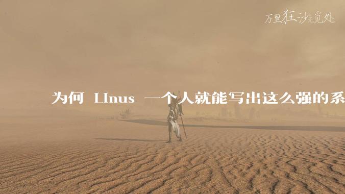 为何 Linus 一个人就能写出这么强的系统，中国却做不出来？