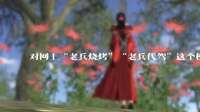 对网上“老兵烧烤”“老兵代驾”这个梗大家有什么看法？