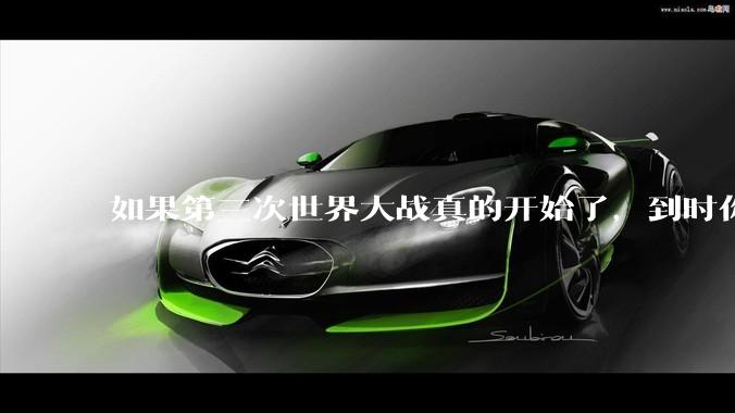 如果第三次世界大战真的开始了，到时你最想做的是什么？